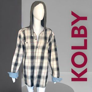 MEN'S KOLBY SHIRT JACKET HOODIE (SZ XL)